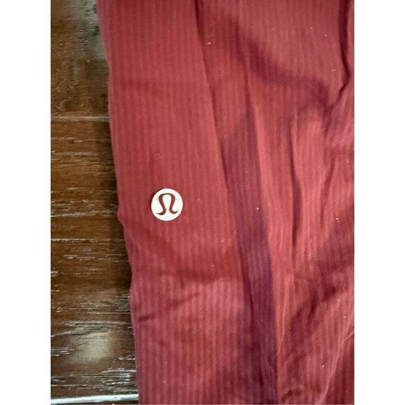 Lululemon Dance Studio Joggers Dark Red size 2 - Picture 6 of 7